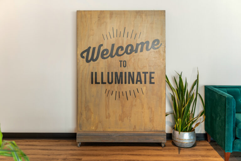 Custom Welcome Sign - Illuminate